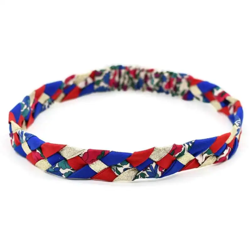 Headband tressé Liberty ou autre tissu au choix