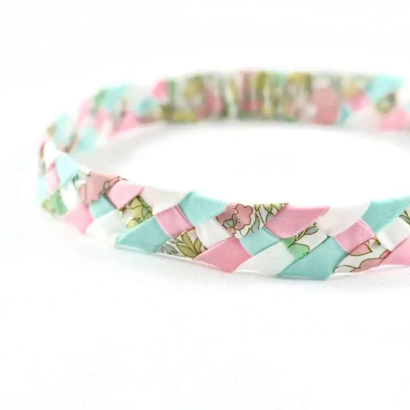 Headband tressé Liberty ou autre tissu au choix