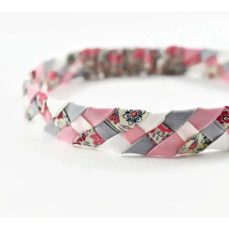 Headband tressé Liberty ou autre tissu au choix