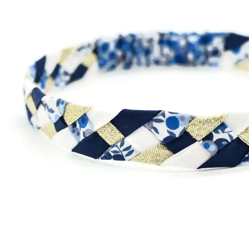 Headband tressé Liberty ou autre tissu au choix