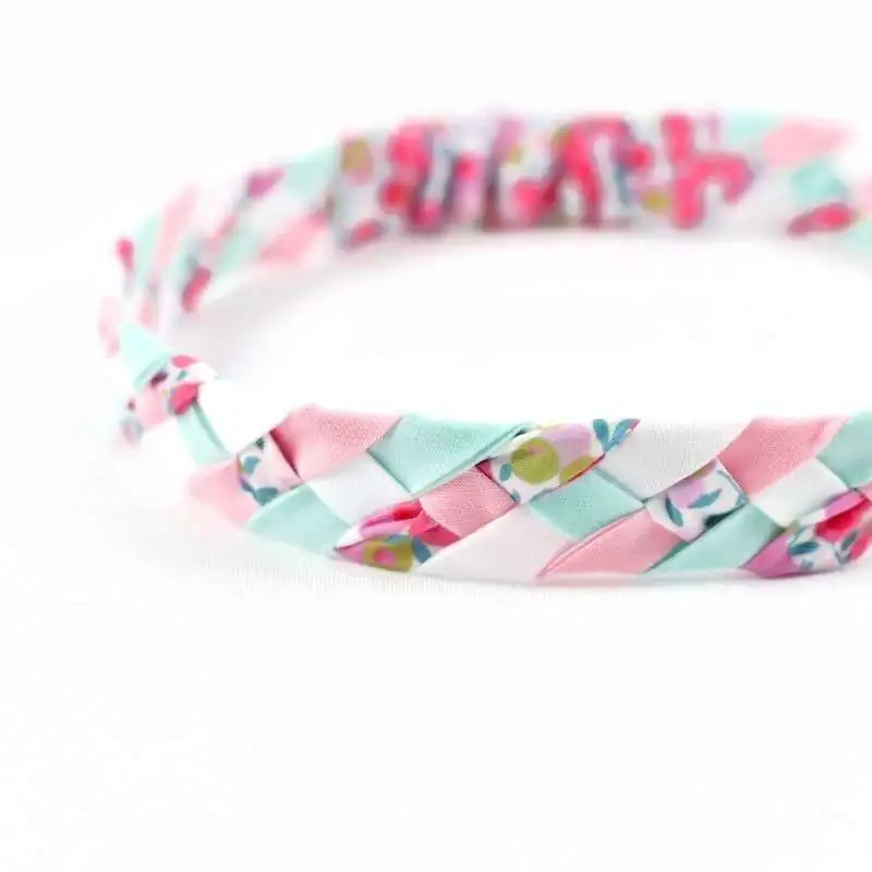 Headband tressé Liberty ou autre tissu au choix