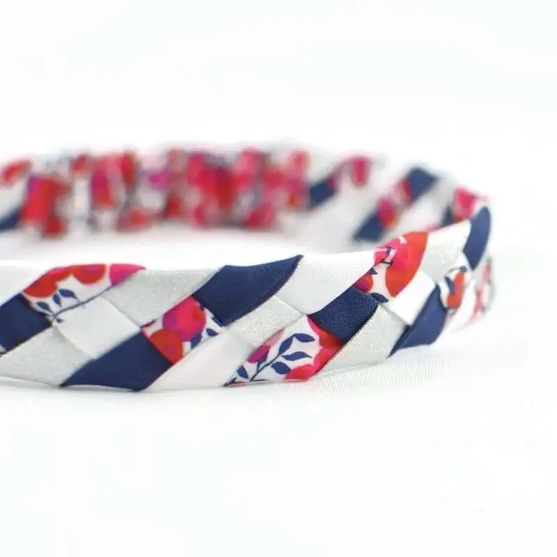 Headband tressé Liberty ou autre tissu au choix