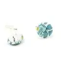 Boutons de manchette Liberty Betsy mint and lemon
