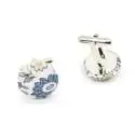 Boutons de manchette Liberty Danjo bleu
