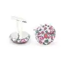 Boutons de manchette Liberty Eloise pastel