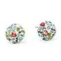 Boutons de manchette Liberty Eloise turquoise