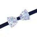 Nœud papillon bicolore MEDIUM Liberty Wiltshire Lilas
