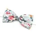 Nœud papillon simple large Liberty Betsy porcelaine