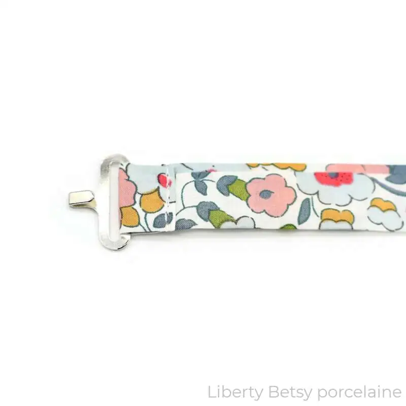 Nœud papillon simple large Liberty Betsy porcelaine