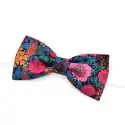 Nœud papillon simple large Liberty Ciara fuchsia