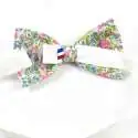 Nœud papillon simple large Liberty Emma and Georgina pinka
