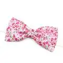 Nœud papillon simple large Liberty Phoebe rose