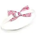 Nœud papillon simple large Liberty Phoebe rose