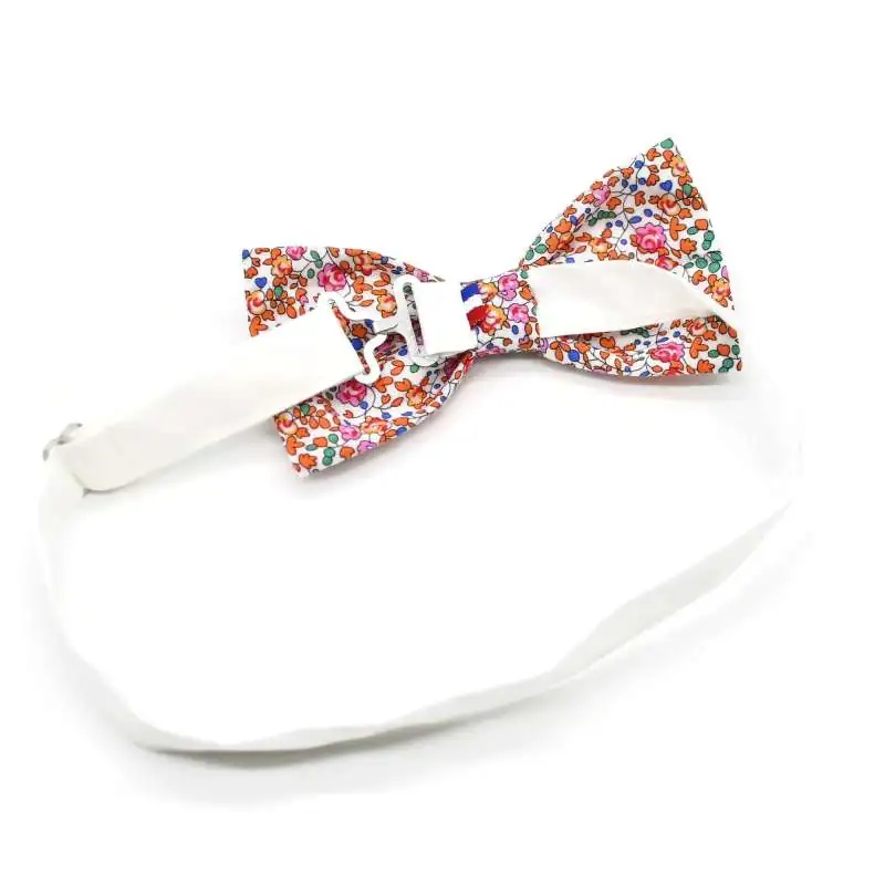 Nœud papillon simple MEDIUM Liberty Eloise fraise