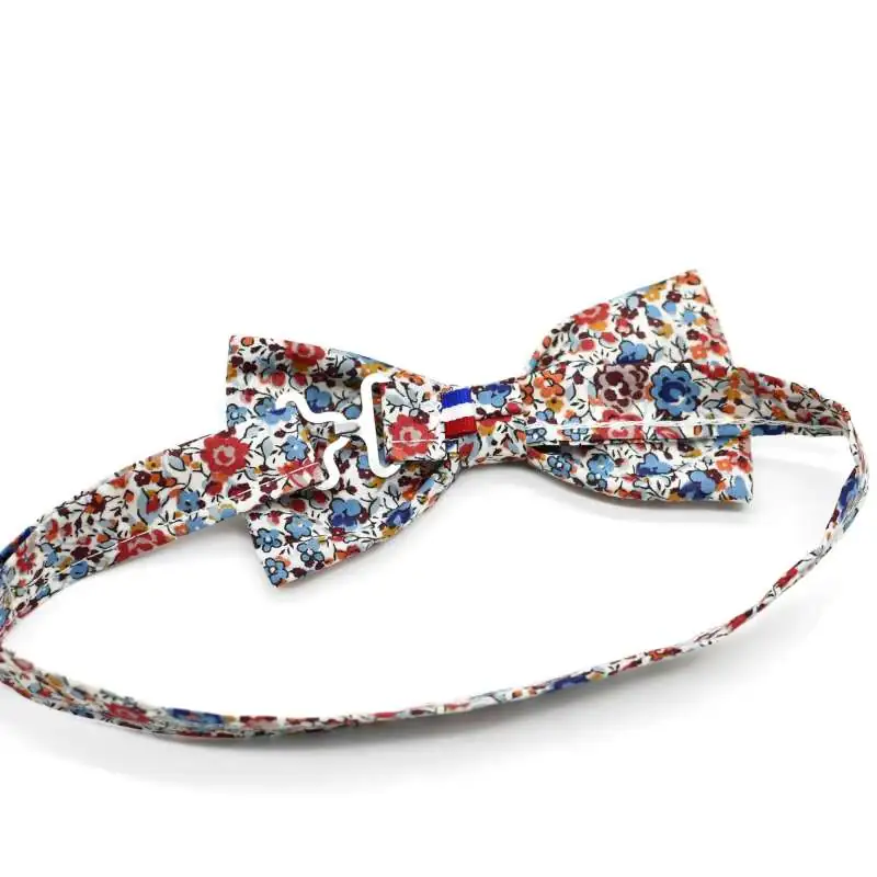 Nœud papillon simple MEDIUM Liberty Pepper bleu