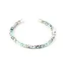 Bracelet jonc Liberty Melly vert B sur mesure