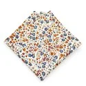 Liberty Phoebe rust Pocket Square