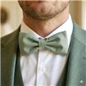Medium Sage Green Simple Bow Tie
