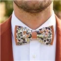 Liberty Wiltshire Lichen and Terracotta Double Medium Bow Tie