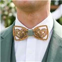 Wooden bow tie: Romance