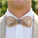 Wooden Bow Tie: Openwork