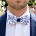 Medium Two-Tone Liberty Wiltshire Lilac Bow Tie
