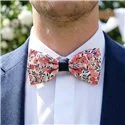Medium Two-Tone Bow Tie in Liberty Wiltshire Sweet Pea