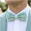 Liberty Betsy Ann Mint and Lemon and Medium Double Mint Green Bow Tie