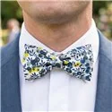 Medium Simple Bow Tie in Liberty Wiltshire Mimosa Fabric