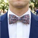 Slim Liberty Pepper Blue Green Red Bow Tie