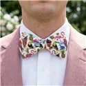 Wide Simple Bow Tie Liberty Birds of Paradise A
