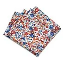 Liberty Emma and Georgina Rust Pocket Square