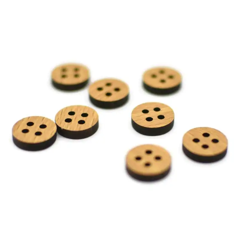 Wooden button