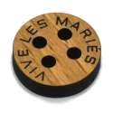 Wooden button