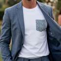 The White Ceremony T-Shirt – Premium Jersey & Custom Patch Pocket
