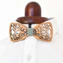 Wooden Bow Tie: Baroque