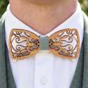 Wooden Bow Tie: Baroque