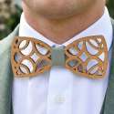Wooden Bow Tie: Entrelacs