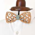 Wooden Bow Tie: Entrelacs