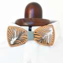 Wooden Bow Tie: Palme