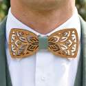 Wooden Bow Tie: Phénix
