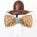 Wooden Bow Tie: Phénix