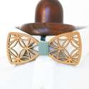 Wooden Bow Tie: Rosace