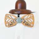 Wooden Bow Tie: Rosée