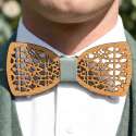 Wooden Bow Tie: Zellige