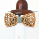 Wooden Bow Tie: Zellige