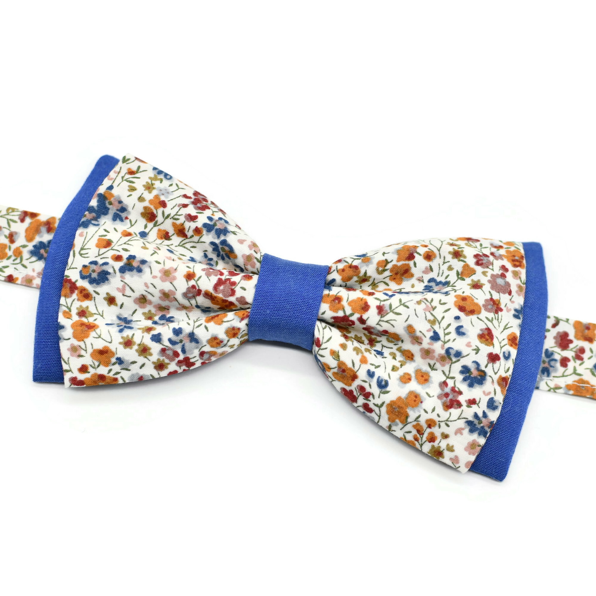 Nœud Papillon Uni Homme TigerTie - Tour De Cou Réglable 29-50 Cm, 100% Coton | Avec Boîte De Rangement